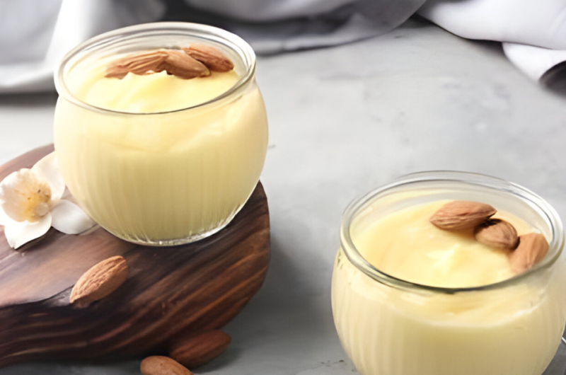 Pudding with Almond Milk