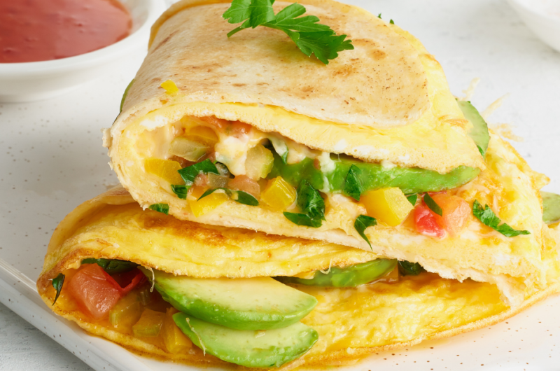 Breakfast Wraps With Eggs Recipe